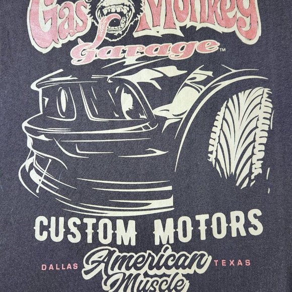 Gas Monkey Garage Shirt Men's Small Sleeveless American Muscle Dallas Te… - Picture 6 of 10